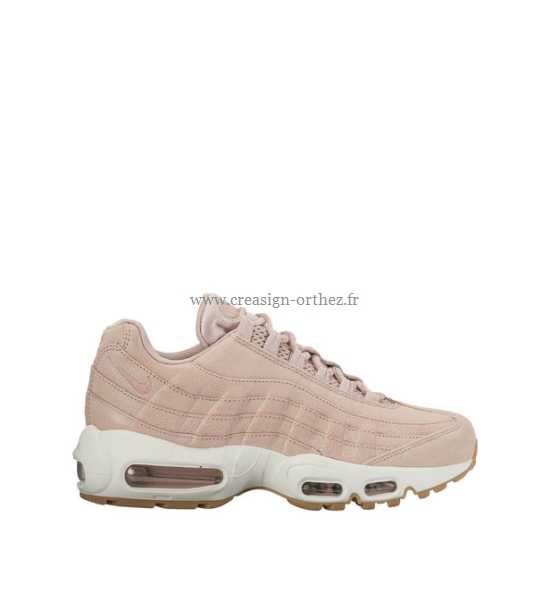 air max 95 rose et blanche